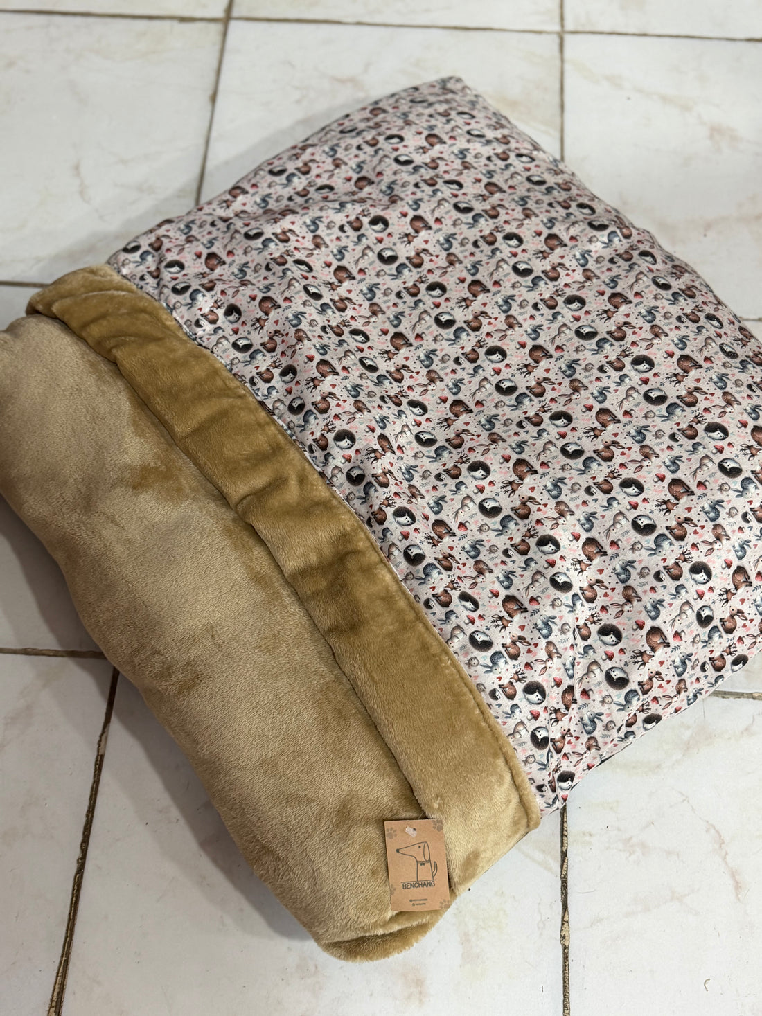 Dormilón Beige con Saco de Dormir