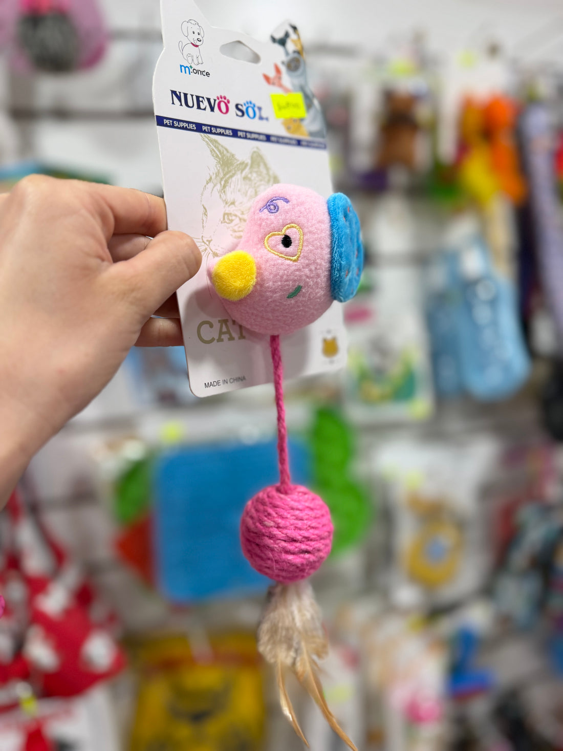 Perrito Rosa con Colgante