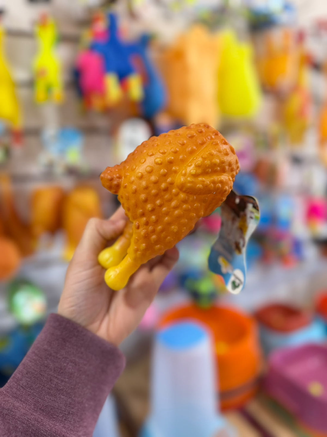 Pollo Entero de Goma