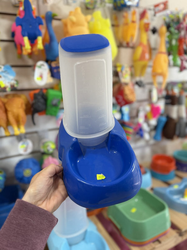 Comedero dispensador automático azul