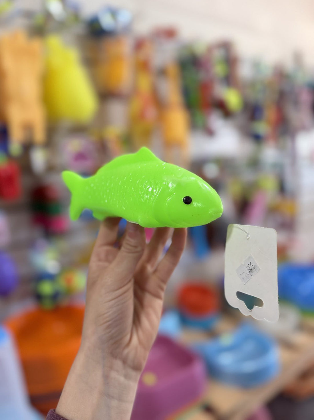 Pescado de Goma Verde