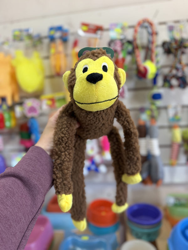 Peluche mono marrón